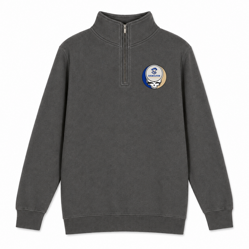 Hamilton - Premium Grateful Dead Quarter-Zip Pullover - Charcoal - 5