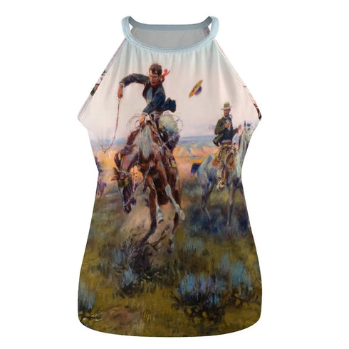 Grateful Dead - Vintage Western Cowboy Women's Tank Top - StealieShop