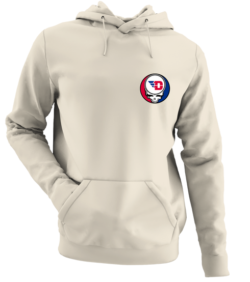 University of Dayton - Premium Grateful Dead Left Chest Hoodie - Sand