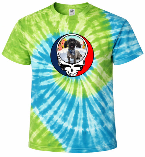 1632 - Custom Stealie Tie-Dye