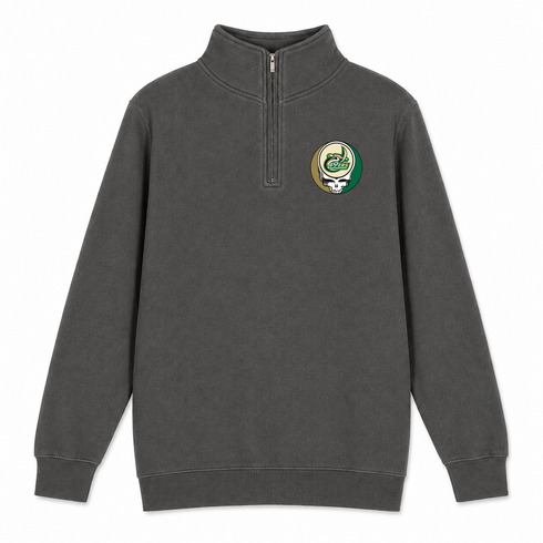 UNC Charlotte - Premium Grateful Dead Quarter-Zip Pullover - Charcoal - 5