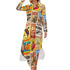 Grateful Dead - Vintage Rodeo Poster Button-Up Long Sleeve Shirt Duster Dress - StealieShop