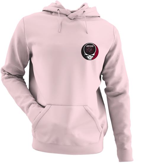 Albany Collegy of Pharmacy - Premium Grateful Dead Left Chest Hoodie - Light Pink