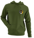 Harvey Mudd - Premium Grateful Dead Left Chest Hoodie - Military Green