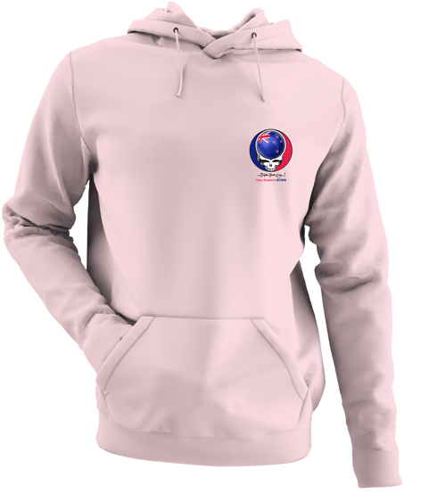 New Zealand FIFA World Cup - Premium Grateful Dead Left Chest Hoodie - Light Pink - 4