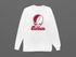 Earlham Stealie Premium Unisex Long-Sleeve — Design: Earlham College — White
