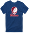 Earlham Stealie Premium Unisex T-Shirt — Design: Earlham College — Navy