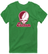 Earlham Stealie Premium Unisex T-Shirt — Design: Earlham College — Irish Green