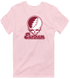 Earlham Stealie Premium Unisex T-Shirt — Design: Earlham College — Light Pink