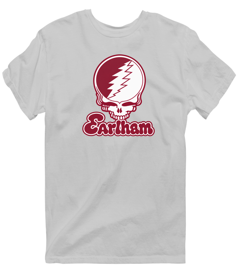 Earlham Stealie Premium Unisex T-Shirt — Design: Earlham College — Sport Grey
