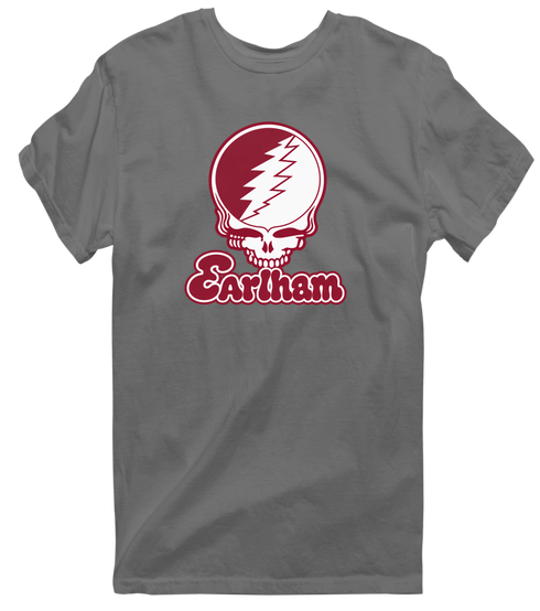 Earlham Stealie Premium Unisex T-Shirt — Design: Earlham College — Charcoal