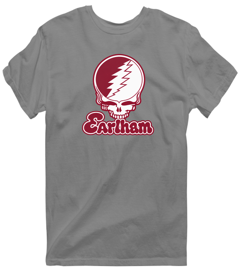Earlham Stealie Premium Unisex T-Shirt — Design: Earlham College — Dark Heather