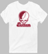 Earlham Stealie Premium Unisex T-Shirt — Design: Earlham College — White