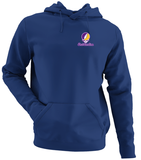 East Carolina Stealie Premium Unisex Hoodie — Design: East Carolina University — Navy