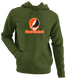 East Central Stealie Premium Unisex Hoodie — Design: East Central University — Military Green