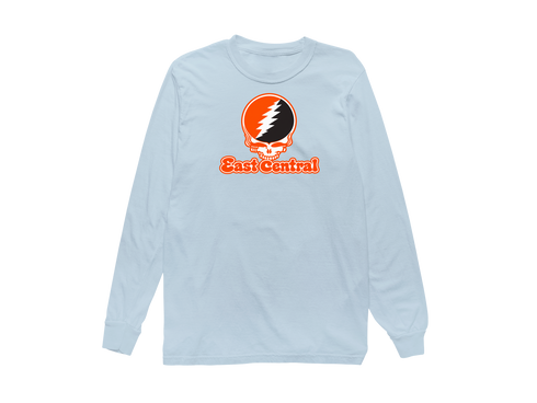East Central Stealie Premium Unisex Long-Sleeve — Design: East Central University — Chambray