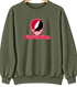 East Stroudsburg Stealie Premium Unisex Crewneck — Design: East Stroudsburg University — Military Green