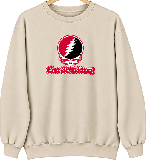 East Stroudsburg Stealie Premium Unisex Crewneck — Design: East Stroudsburg University — Sand