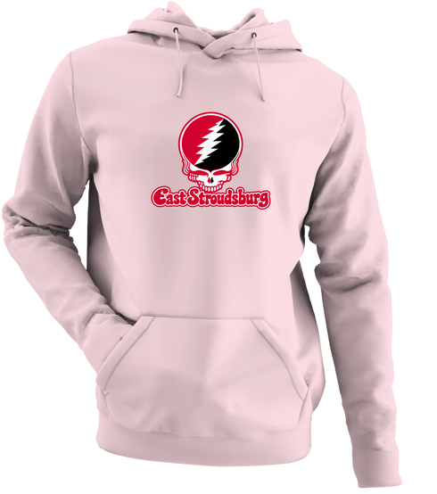 East Stroudsburg Stealie Premium Unisex Hoodie — Design: East Stroudsburg University — Light Pink