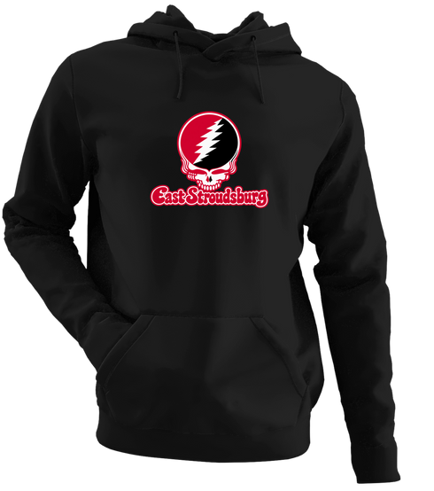 East Stroudsburg Stealie Premium Unisex Hoodie — Design: East Stroudsburg University — Black