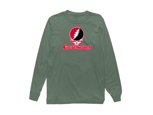 East Stroudsburg Stealie Premium Unisex Long-Sleeve — Design: East Stroudsburg University — Light Green