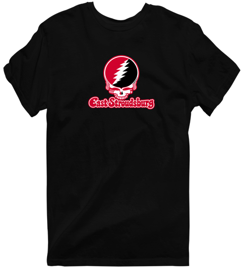 East Stroudsburg Stealie Premium Unisex T-Shirt — Design: East Stroudsburg University — Black