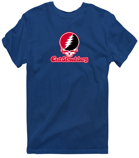 East Stroudsburg Stealie Premium Unisex T-Shirt — Design: East Stroudsburg University — Navy
