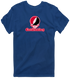 East Stroudsburg Stealie Premium Unisex T-Shirt — Design: East Stroudsburg University — Navy