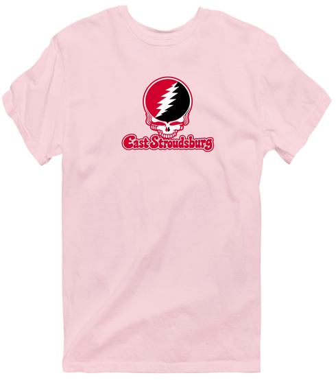 East Stroudsburg Stealie Premium Unisex T-Shirt — Design: East Stroudsburg University — Light Pink