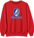Eastern Illinois Stealie Premium Unisex Crewneck — Design: Eastern Illinois University — Red