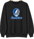 Eastern Illinois Stealie Premium Unisex Crewneck — Design: Eastern Illinois University — Black