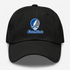 Eastern Illinois Stealie Premium Unisex Dad Hat — Design: Eastern Illinois University — Black