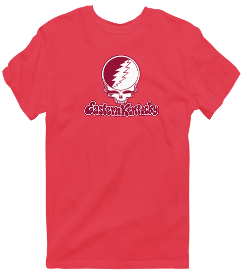 Eastern Kentucky Stealie Premium Unisex T-Shirt — Design: Eastern Kentucky University — Heather Red