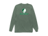 Eastern Michigan Stealie Premium Unisex Long-Sleeve — Design: Eastern Michigan University — Light Green