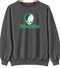 Eastern Michigan Stealie Premium Unisex Crewneck — Design: Eastern Michigan University — Dark Heather