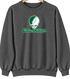 Eastern Michigan Stealie Premium Unisex Crewneck — Design: Eastern Michigan University — Dark Heather