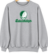 Eastern Michigan Stealie Premium Unisex Crewneck — Design: Eastern Michigan University — Sport Grey