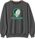 Eastern New Mexico Stealie Premium Unisex Crewneck — Design: Eastern New Mexico University — Dark Heather