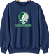Eastern New Mexico Stealie Premium Unisex Crewneck — Design: Eastern New Mexico University — Navy