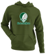 Eastern New Mexico Stealie Premium Unisex Hoodie — Design: Eastern New Mexico University — Military Green