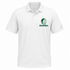 Eastern New Mexico Stealie Premium Unisex Polo — Design: Eastern New Mexico University — White