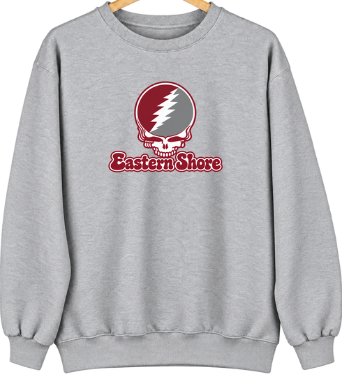 Eastern Shore Stealie Premium Unisex Crewneck — Design: Maryland Eastern Shore University of — Sport Grey