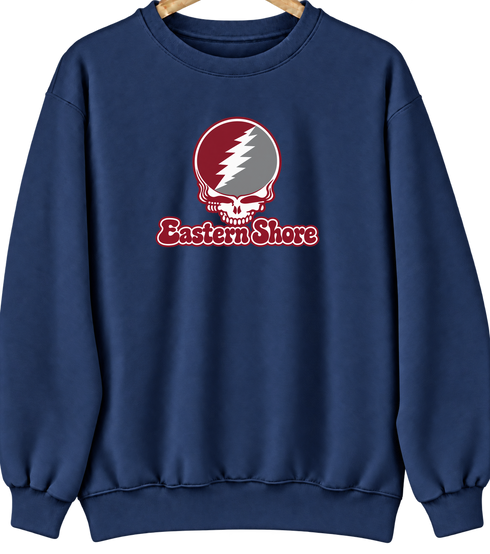 Eastern Shore Stealie Premium Unisex Crewneck — Design: Maryland Eastern Shore University of — Navy