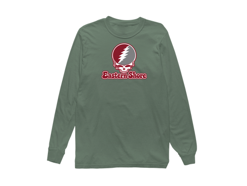 Eastern Shore Stealie Premium Unisex Long-Sleeve — Design: Maryland Eastern Shore University of — Light Green