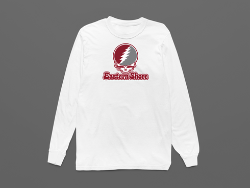 Eastern Shore Stealie Premium Unisex Long-Sleeve — Design: Maryland Eastern Shore University of — White