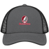 Eastern Shore Stealie Premium Unisex Trucker Cap — Design: Maryland Eastern Shore University of — Charcoal/Black