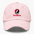 Eastern Washington Stealie Premium Unisex Dad Hat — Design: Eastern Washington University — Pink