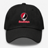 Eastern Washington Stealie Premium Unisex Dad Hat — Design: Eastern Washington University — Black