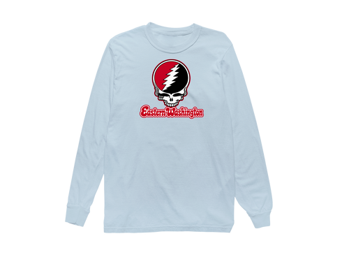 Eastern Washington Stealie Premium Unisex Long-Sleeve — Design: Eastern Washington University — Chambray