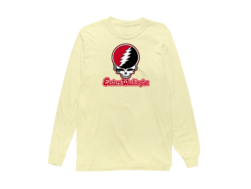 Eastern Washington Stealie Premium Unisex Long-Sleeve — Design: Eastern Washington University — Butter